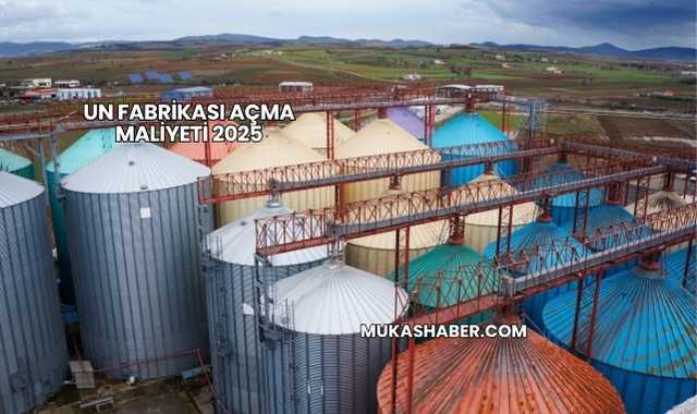 Un Fabrikası Açma Maliyeti 2025
