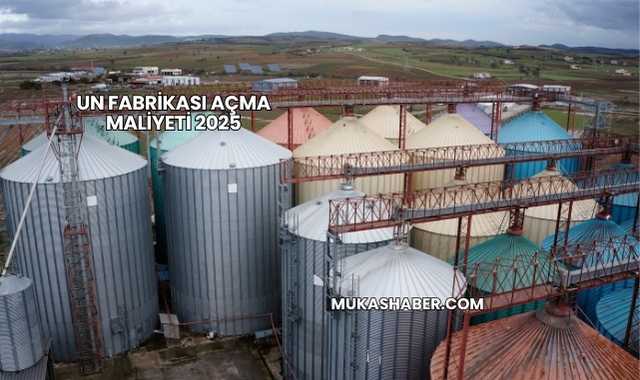 Un Fabrikası Açma Maliyeti 2025