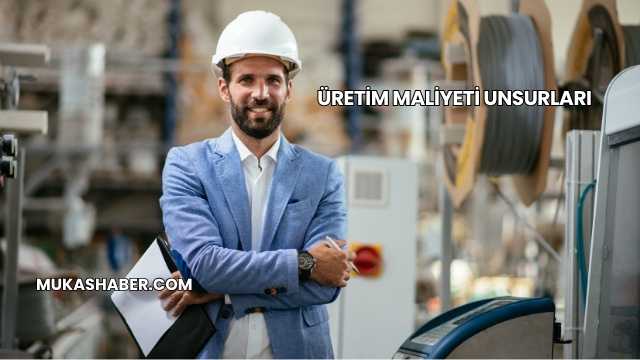 Üretim Maliyeti Unsurları