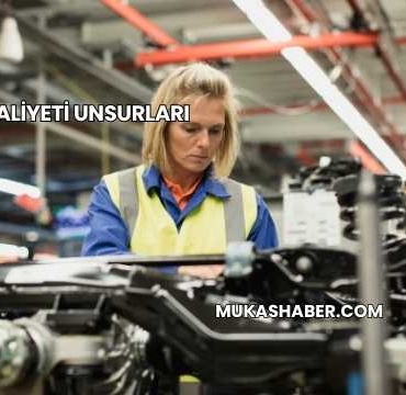 Üretim Maliyeti Unsurları