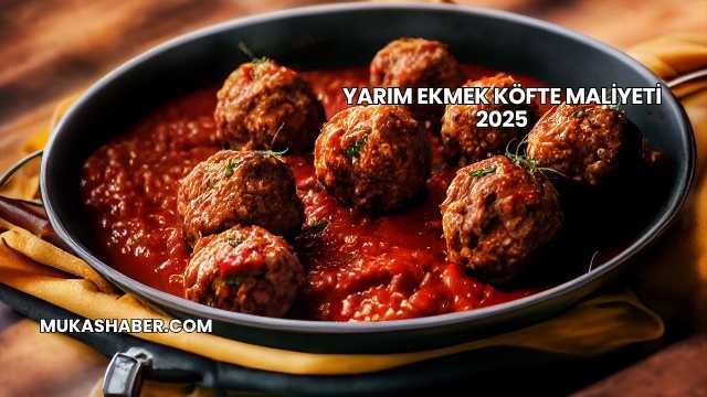 Yarım Ekmek Köfte Maliyeti 2025