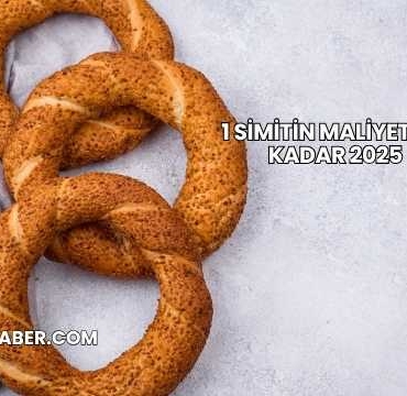 1 Simitin Maliyeti Ne Kadar 2025