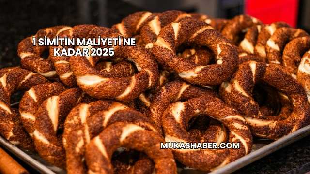 1 Simitin Maliyeti Ne Kadar 2025