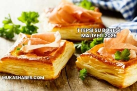 1 Tepsi Su Böreği Maliyeti 2025