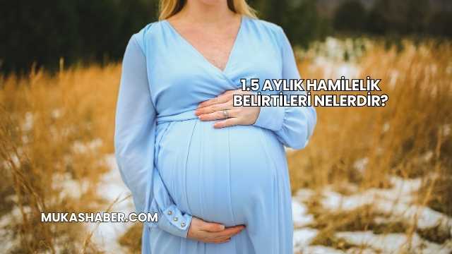 1.5 Aylık Hamilelik Belirtileri Nelerdir?
