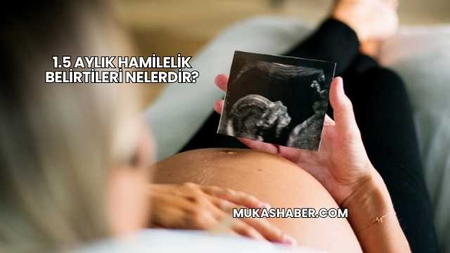 1.5 Aylık Hamilelik Belirtileri Nelerdir?