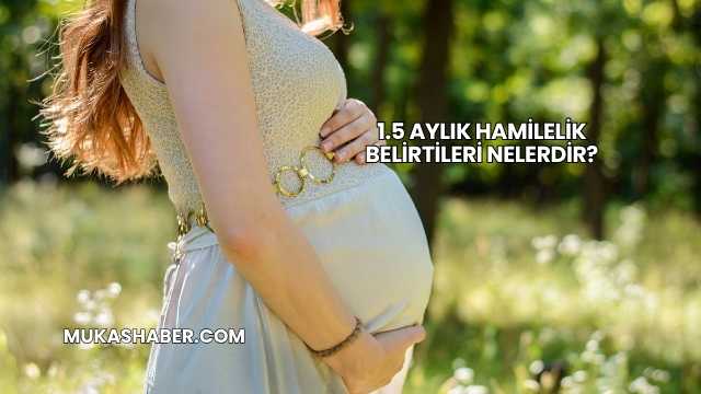 1.5 Aylık Hamilelik Belirtileri Nelerdir?