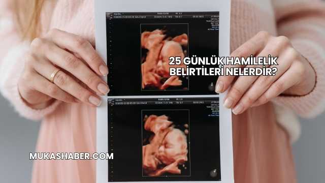 25 Günlük Hamilelik Belirtileri Nelerdir?