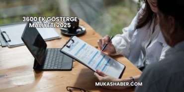 3600 Ek Gösterge Maliyeti 2025