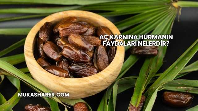 Aç Karnına Hurmanın Faydaları Nelerdir?