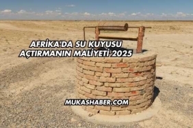 Afrika'da Su Kuyusu Açtırmanın Maliyeti 2025