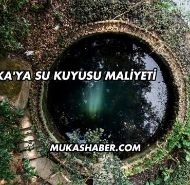 Afrika'ya Su Kuyusu Maliyeti