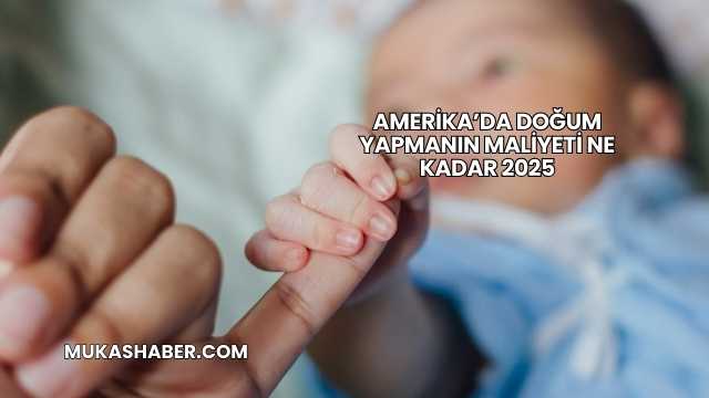 Amerika’da Doğum Yapmanın Maliyeti Ne Kadar 2025