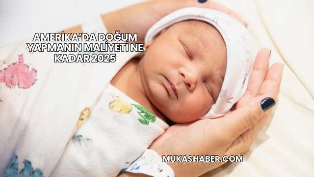 Amerika’da Doğum Yapmanın Maliyeti Ne Kadar 2025