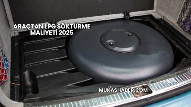 Araçtan LPG Söktürme Maliyeti 2025