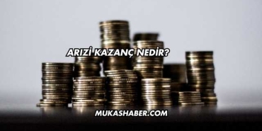 Arızi Kazanç Nedir?