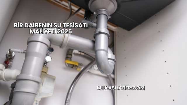 Bir Dairenin Su Tesisatı Maliyeti 2025