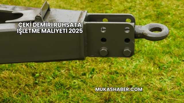 Çeki Demiri Ruhsata İşletme Maliyeti 2025