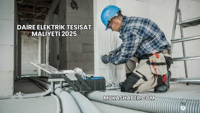 Daire Elektrik Tesisat Maliyeti 2025