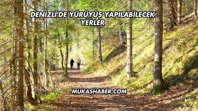 Denizli'de Yürüyüş Yapılabilecek Yerler