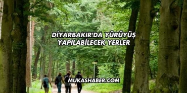 Diyarbakır'da Yürüyüş Yapılabilecek Yerler