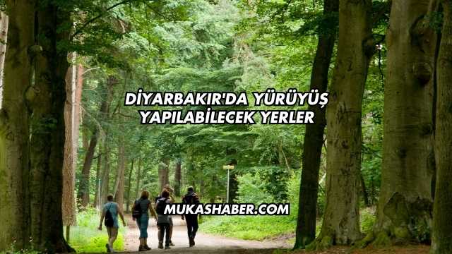 Diyarbakır'da Yürüyüş Yapılabilecek Yerler