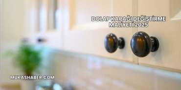 Dolap Kapağı Değiştirme Maliyeti 2025