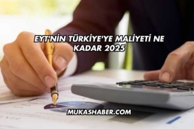 EYT'nin Türkiye'ye Maliyeti Ne Kadar 2025