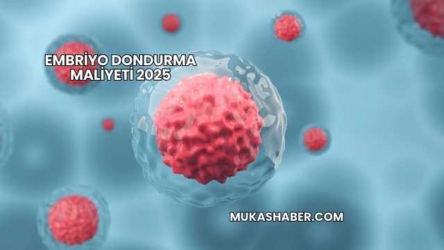 Embriyo Dondurma Maliyeti 2025