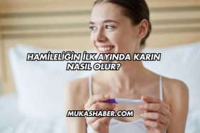 Hamileliğin İlk Ayında Karın Nasıl Olur?