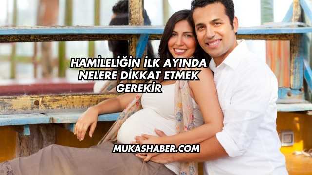 Hamileliğin İlk Ayında Nelere Dikkat Etmek Gerekir