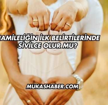 Hamileliğin İlk Belirtilerinde Sivilce Olur mu?