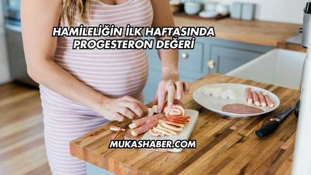 Hamileliğin İlk Haftasında Progesteron Değeri