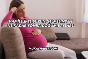 Hamilelikte Suyun Gelmesinden Ne Kadar Sonra Doğum Başlar?