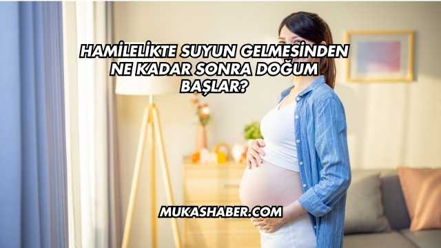 Hamilelikte Suyun Gelmesinden Ne Kadar Sonra Doğum Başlar?