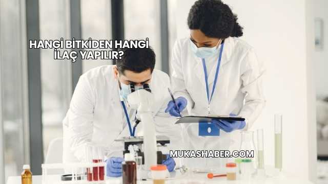 Hangi Bitkiden Hangi İlaç Yapılır?