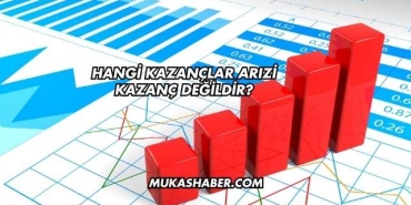Hangi Kazançlar Arızi Kazanç Değildir?