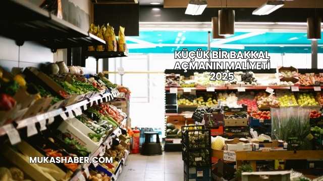 Küçük Bir Bakkal Açmanın Maliyeti 2025