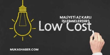 Maliyeti Az Karlı İşler Nelerdir?