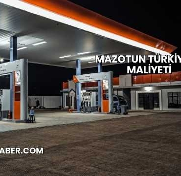 Mazotun Türkiye'ye Maliyeti