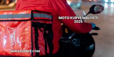 Moto Kurye Maliyeti 2025
