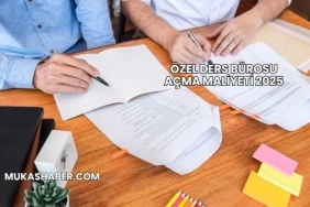 Özel Ders Bürosu Açma Maliyeti 2025