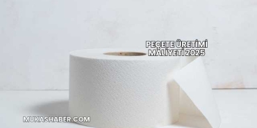 Peçete Üretimi Maliyeti 2025