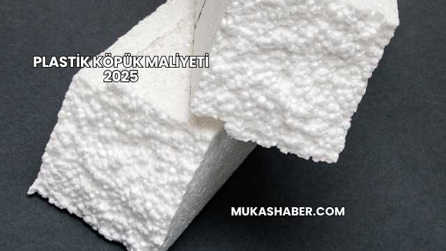 Plastik Köpük Maliyeti 2025