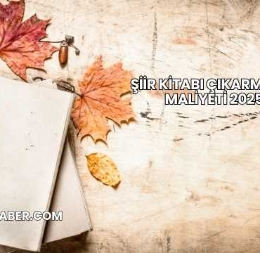 Şiir Kitabı Çıkarmanın Maliyeti 2025