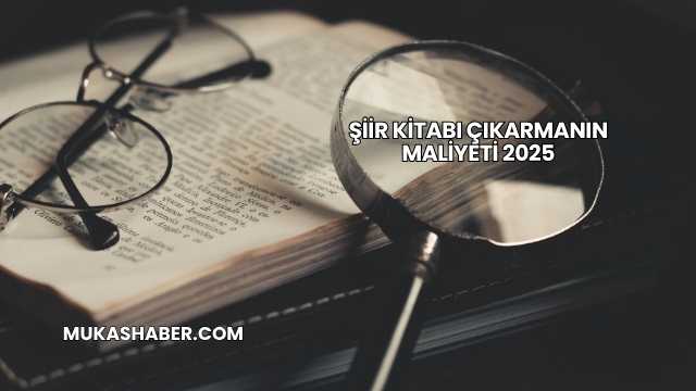 Şiir Kitabı Çıkarmanın Maliyeti 2025