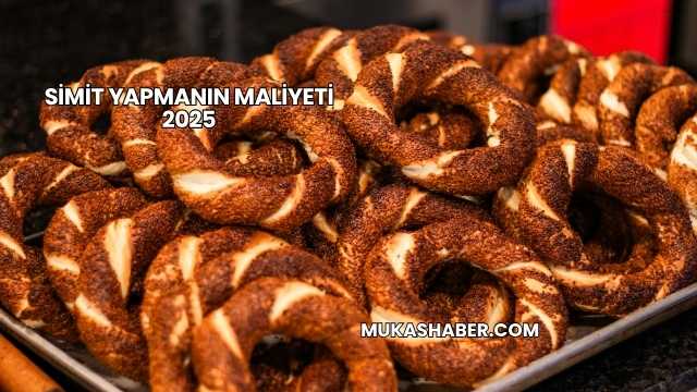 Simit Yapmanın Maliyeti 2025