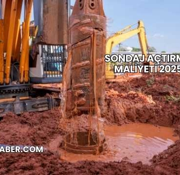 Sondaj Açtırma Maliyeti 2025