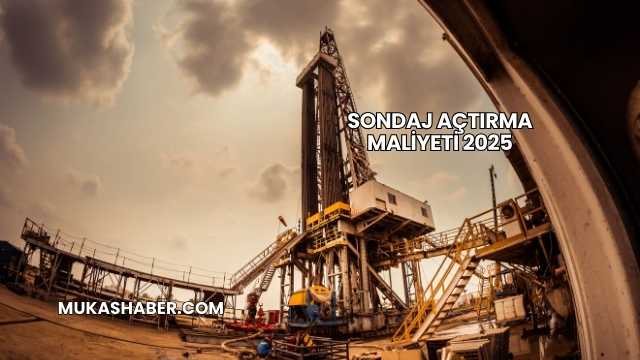Sondaj Açtırma Maliyeti 2025