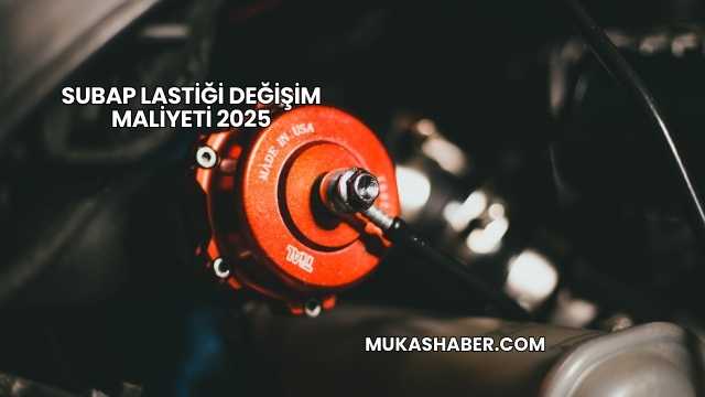 Subap Lastiği Değişim Maliyeti 2025